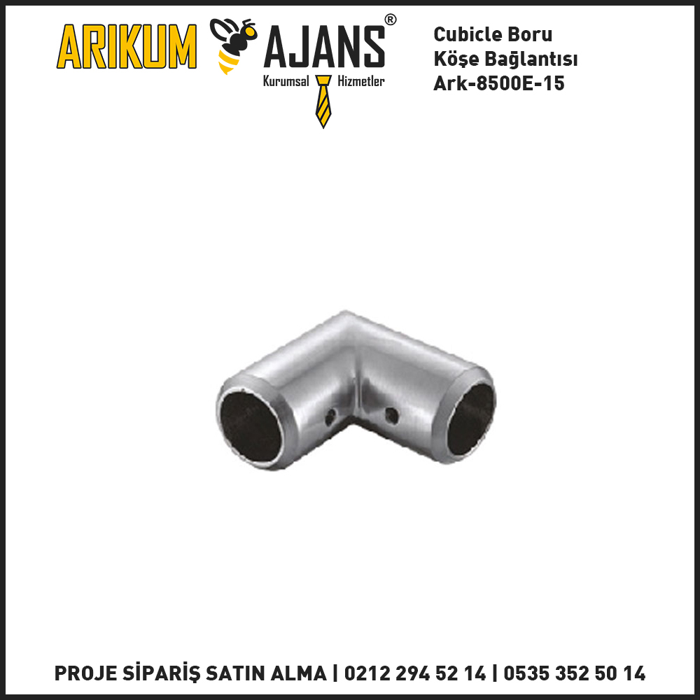 Cubicle Boru Köşe Bağlantısı Ark-8500E-15
