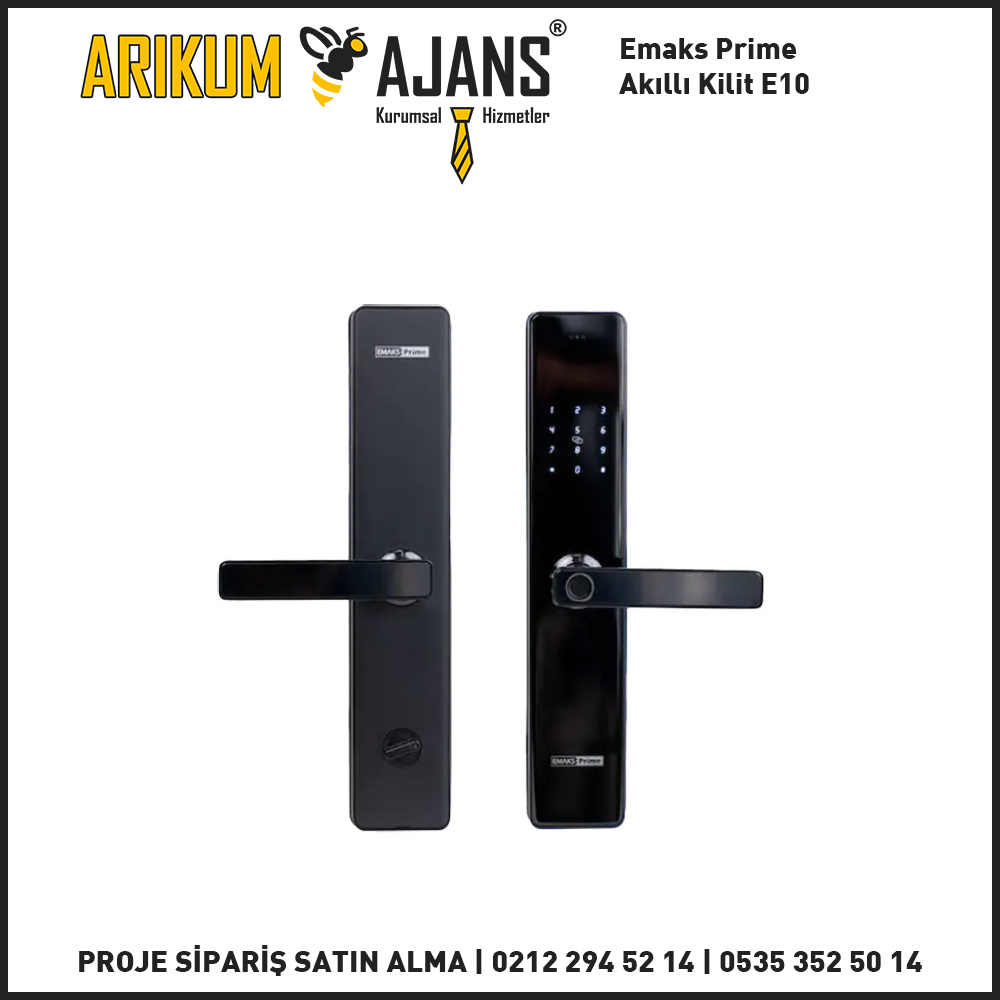 Emaks Prime Akıllı Kilit E10