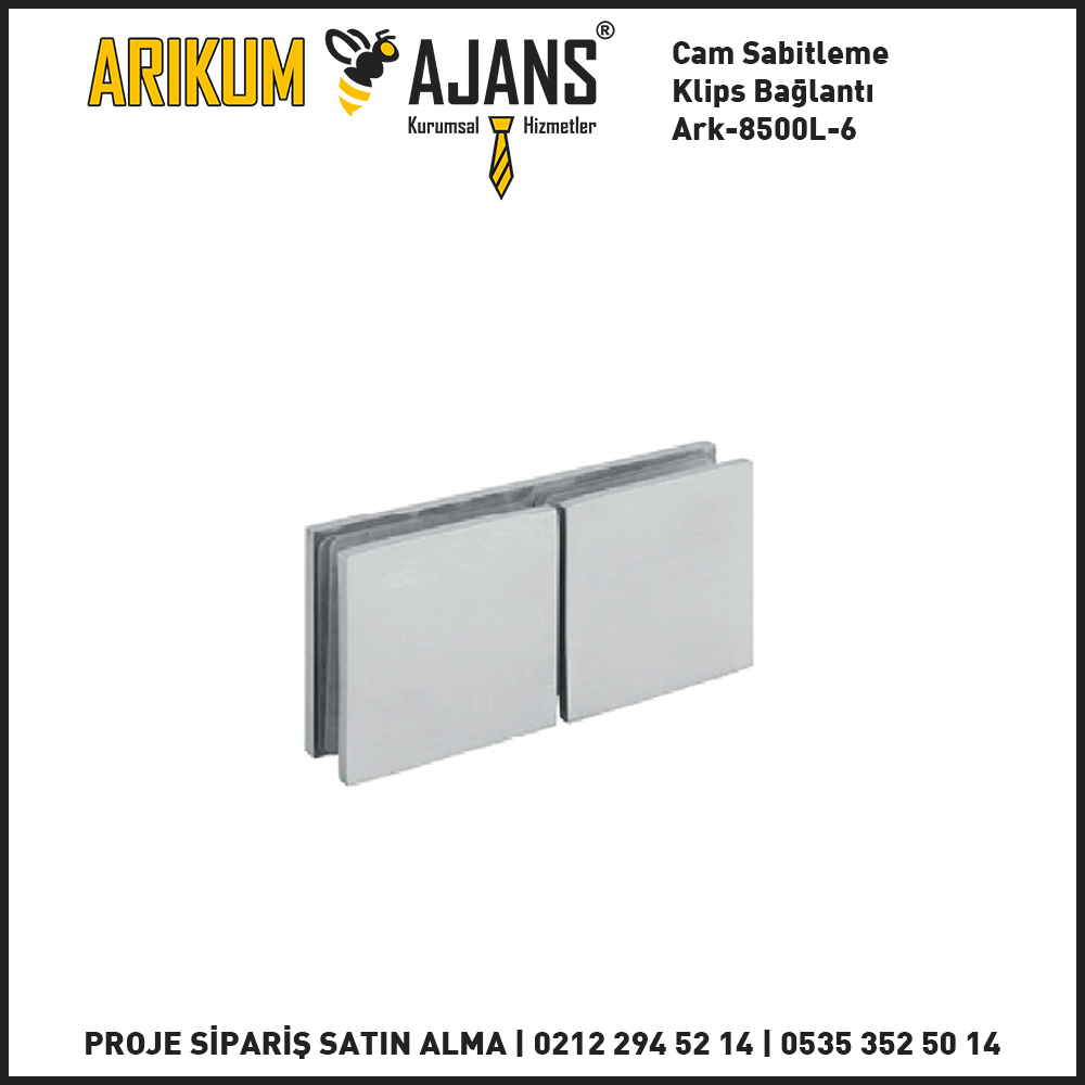 Cam Sabitleme Klips Bağlantı Ark-8500L-6