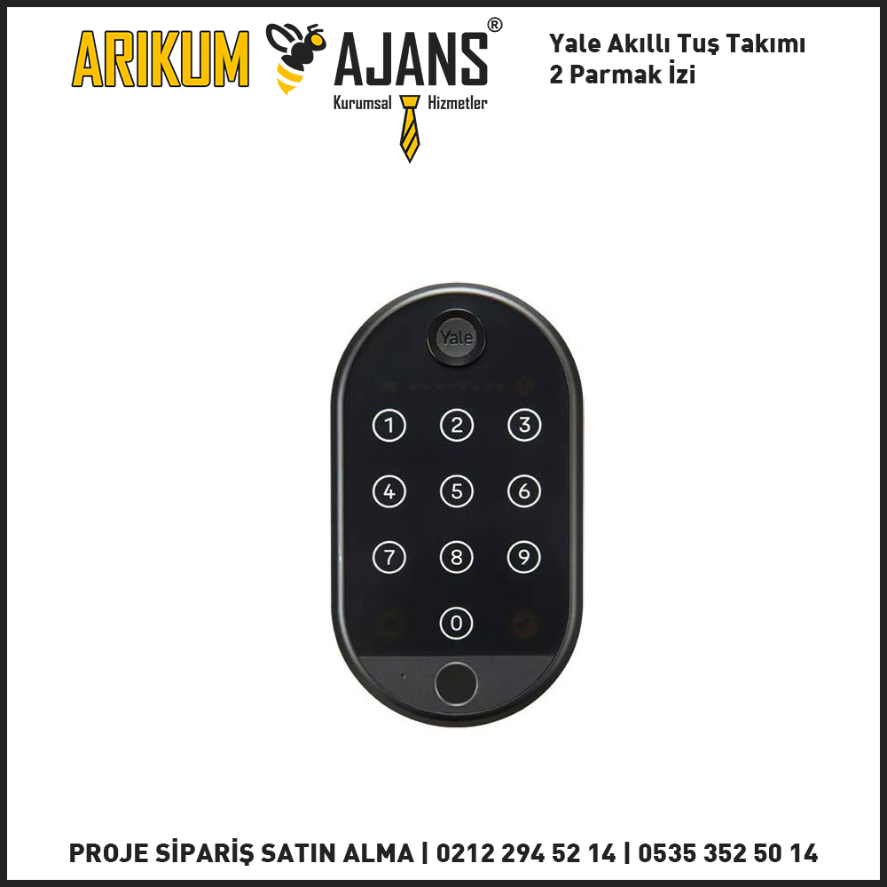 Yale Akıllı Tuş Takımı 2 Parmak İzi