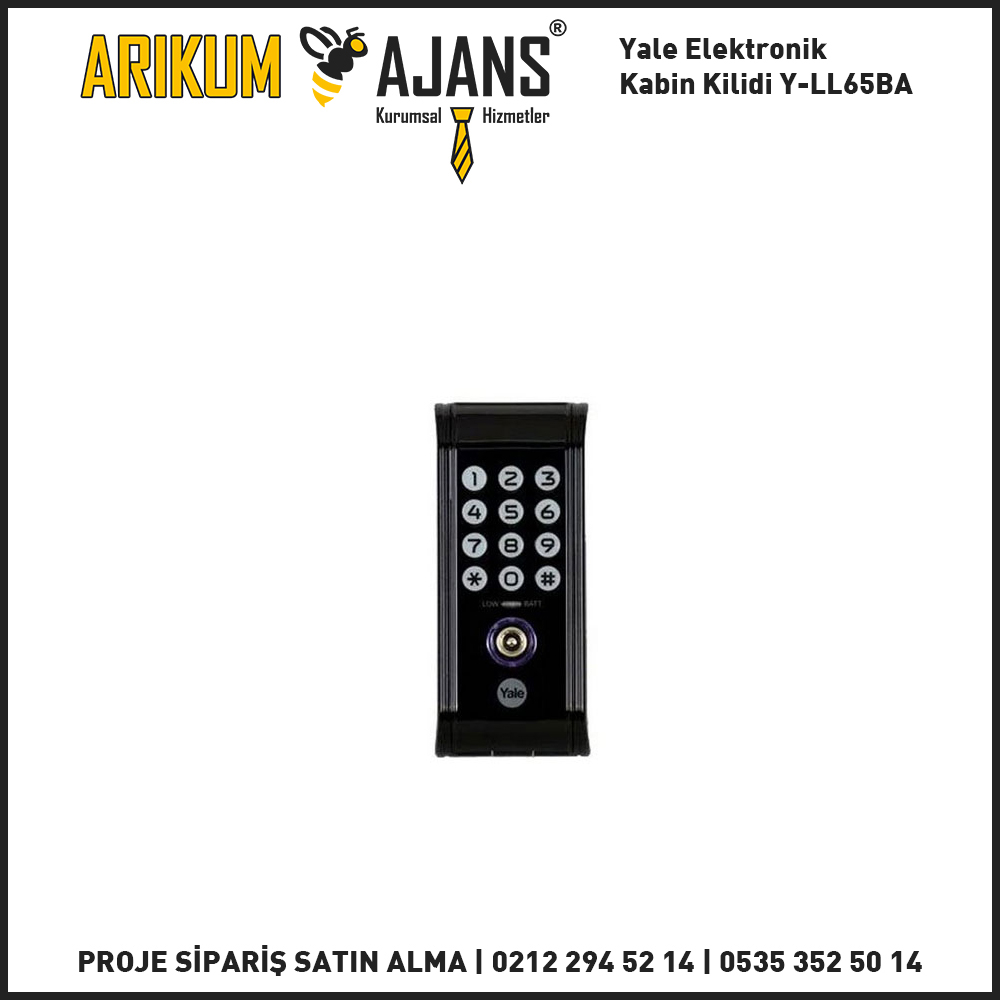 Yale Elektronik Kabin Kilidi Y-LL65BA